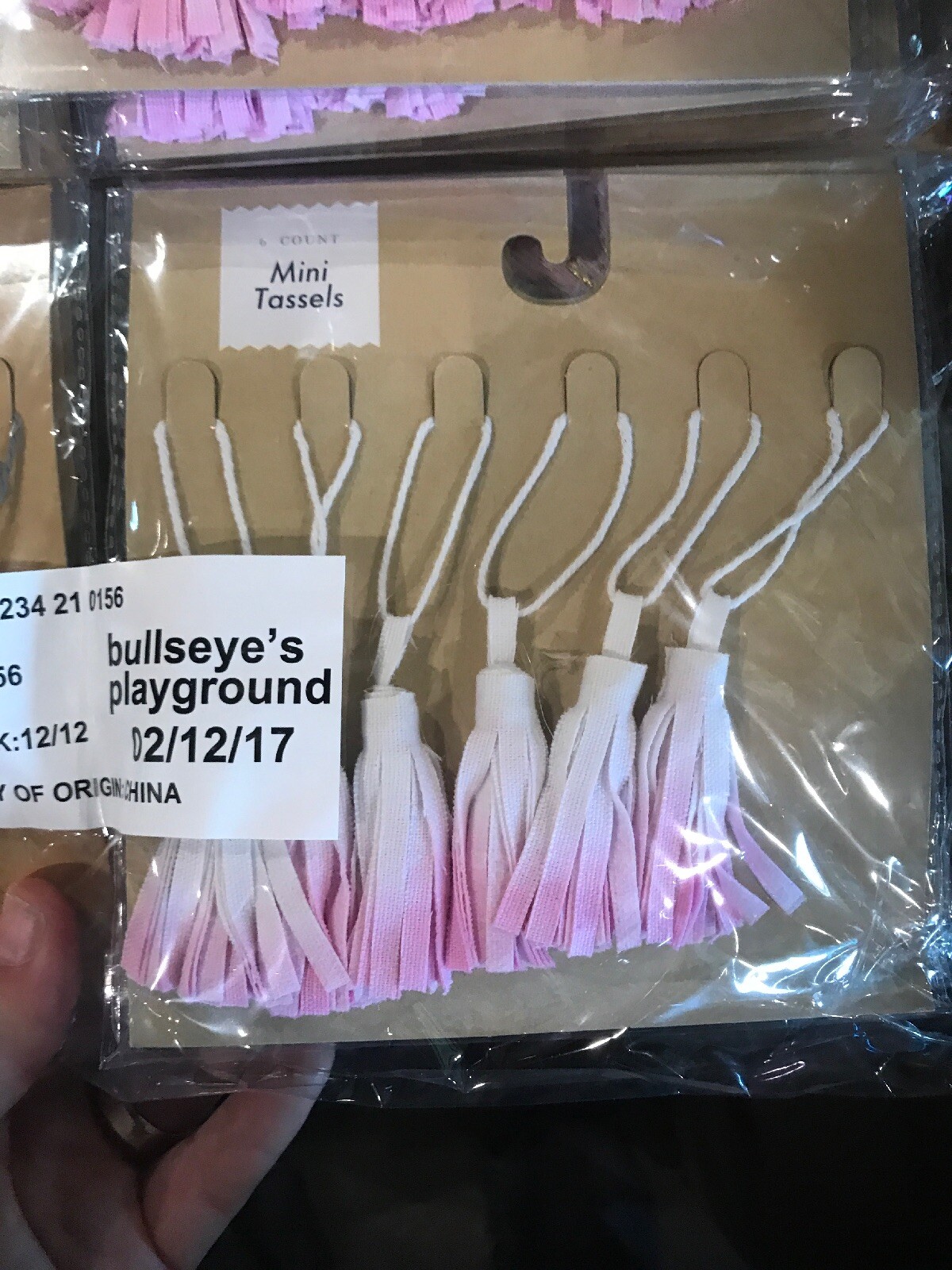 Lot Of 120 Total Assorted 6-Count Mini Tassel Pack Graduation Pink