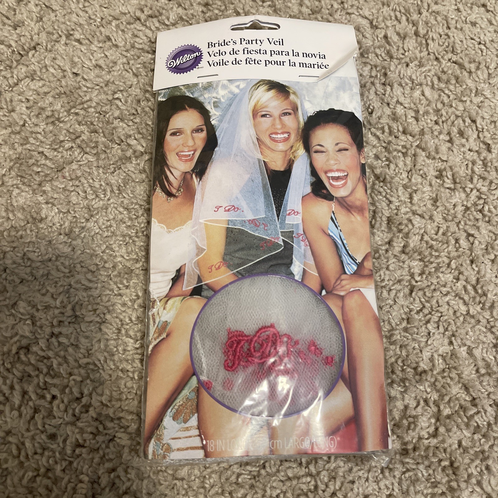 NIP Wilton Bachelorette Party Veil Party Accessory “I Do”