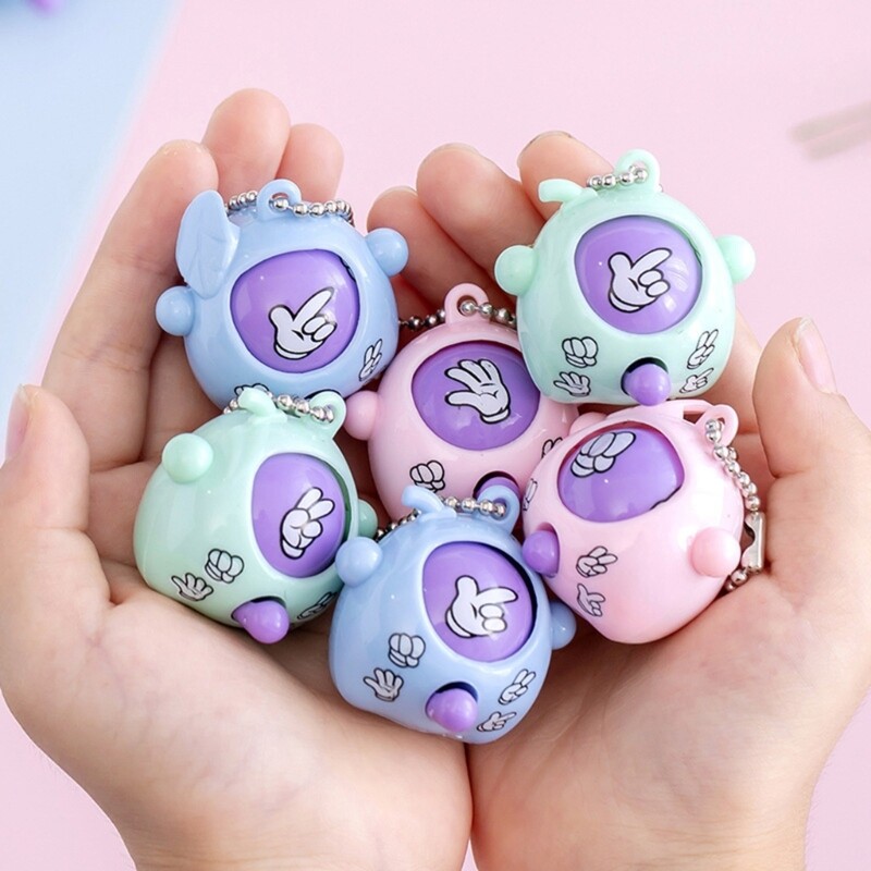 Novelty Surprise Eggs Toy Capsule Keychain Toy For Kids And Adult Party