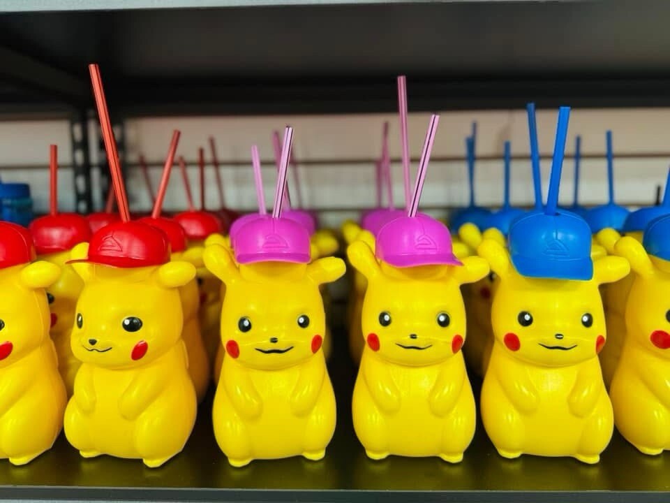 Pikachu Dulcero Vaso 5 Pcs Plastic Party Cup Candy Favor Pokemon 650ml