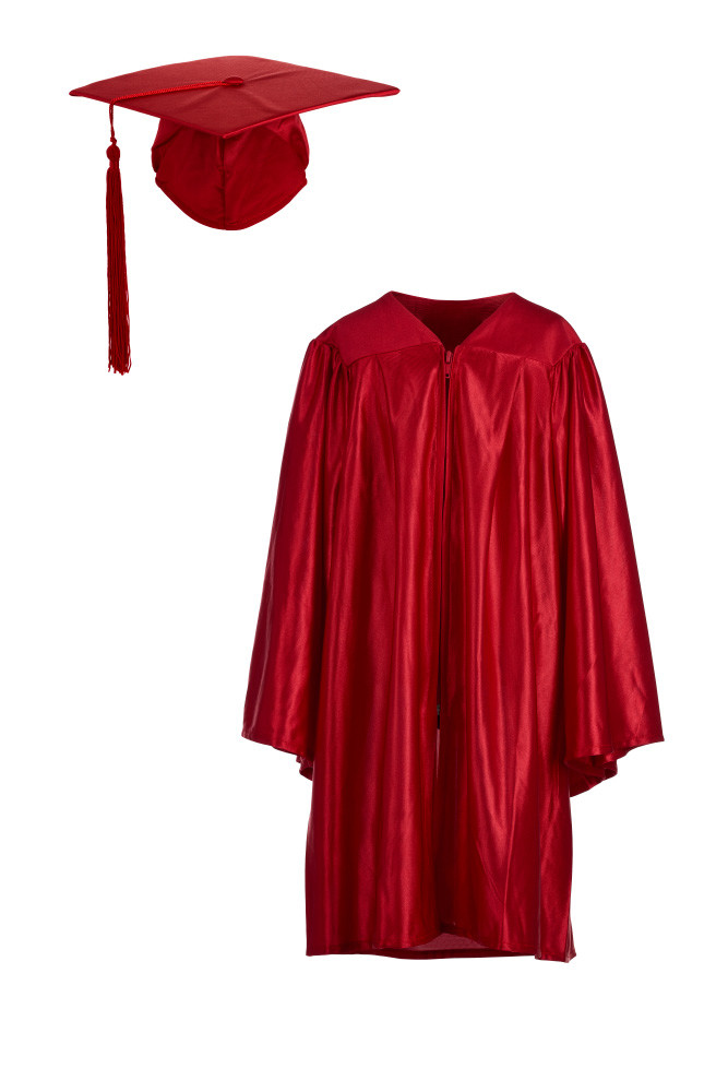 Set of 5 Childrens Graduation Gown And Hat 3-6 Years Nursery Kids Colour Costume