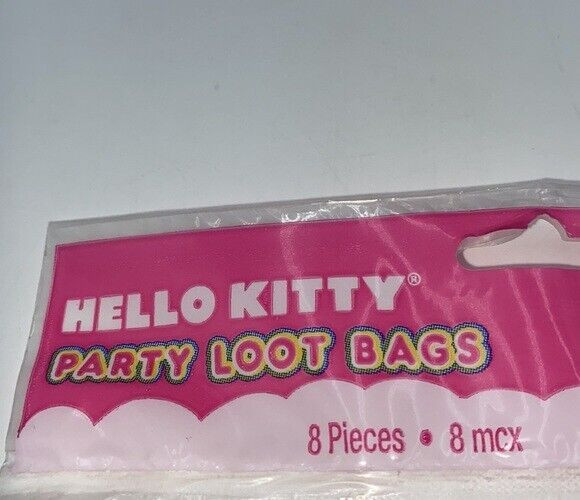 Sanrio Hello Kitty Birthday Party Loot Bags Package of 8 Children’s Kids Cat