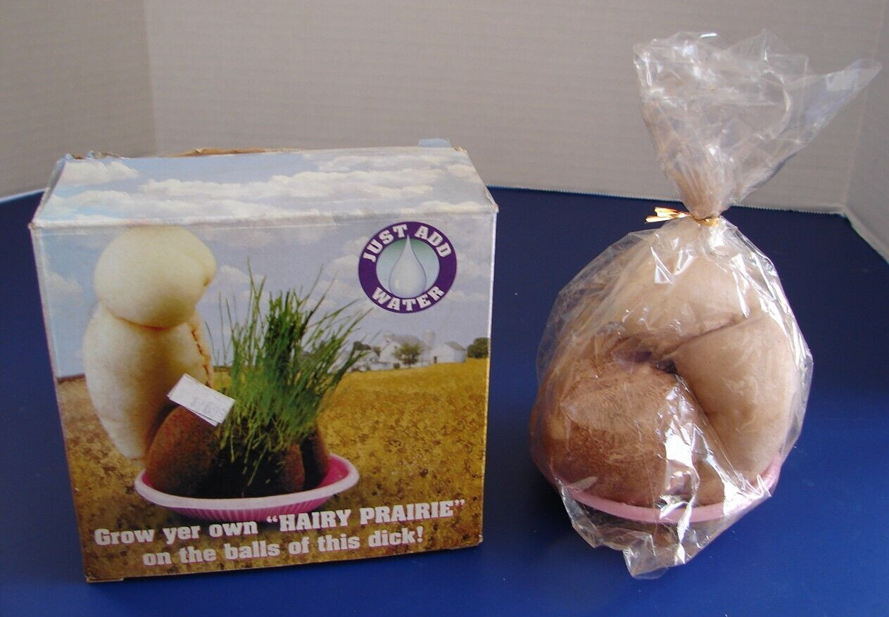Novelty Funny GROW A PENIS HAIRY PRAIRE Adults Bachelor 2000 PIPEDREAM PRODUCTS