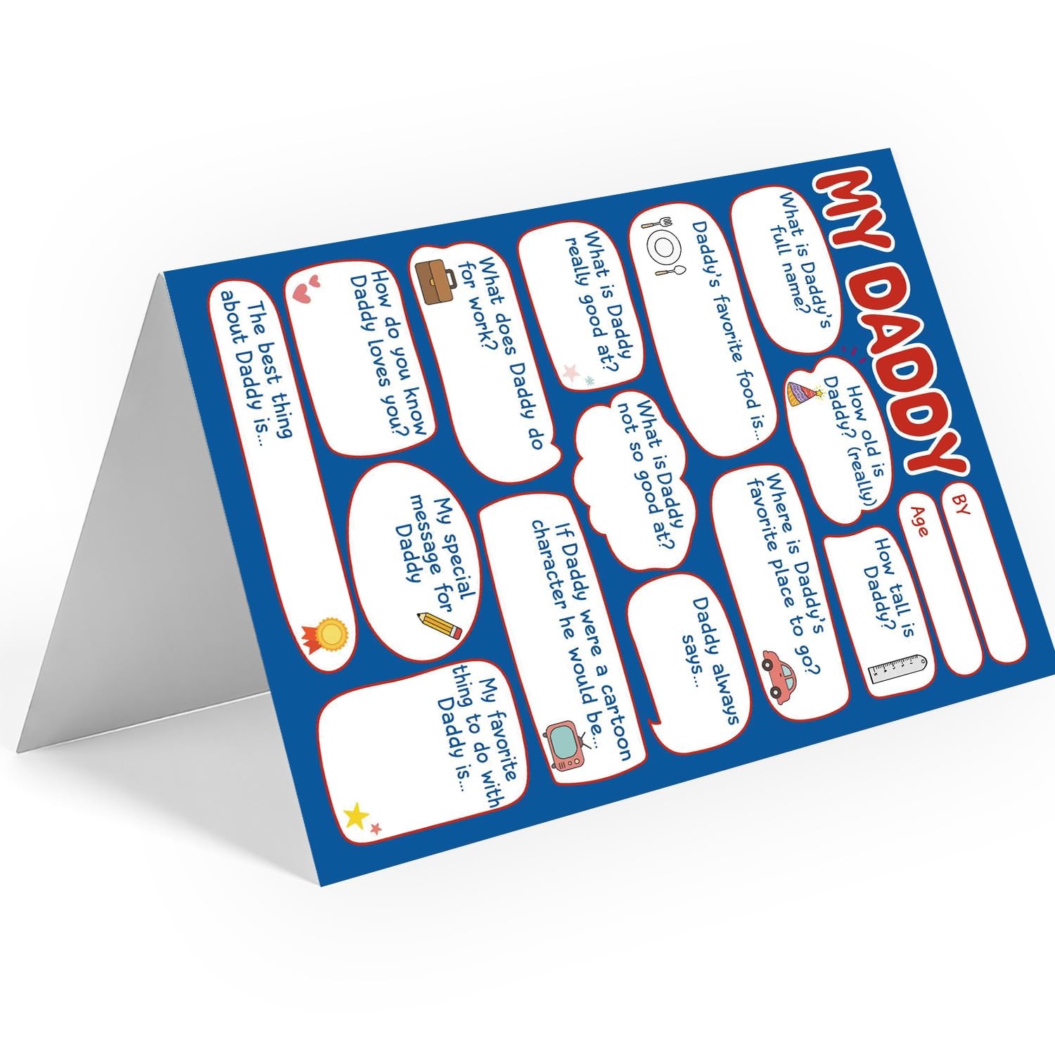 FeliBebe Father’s Day Card from Kids, Fathers Gift style01