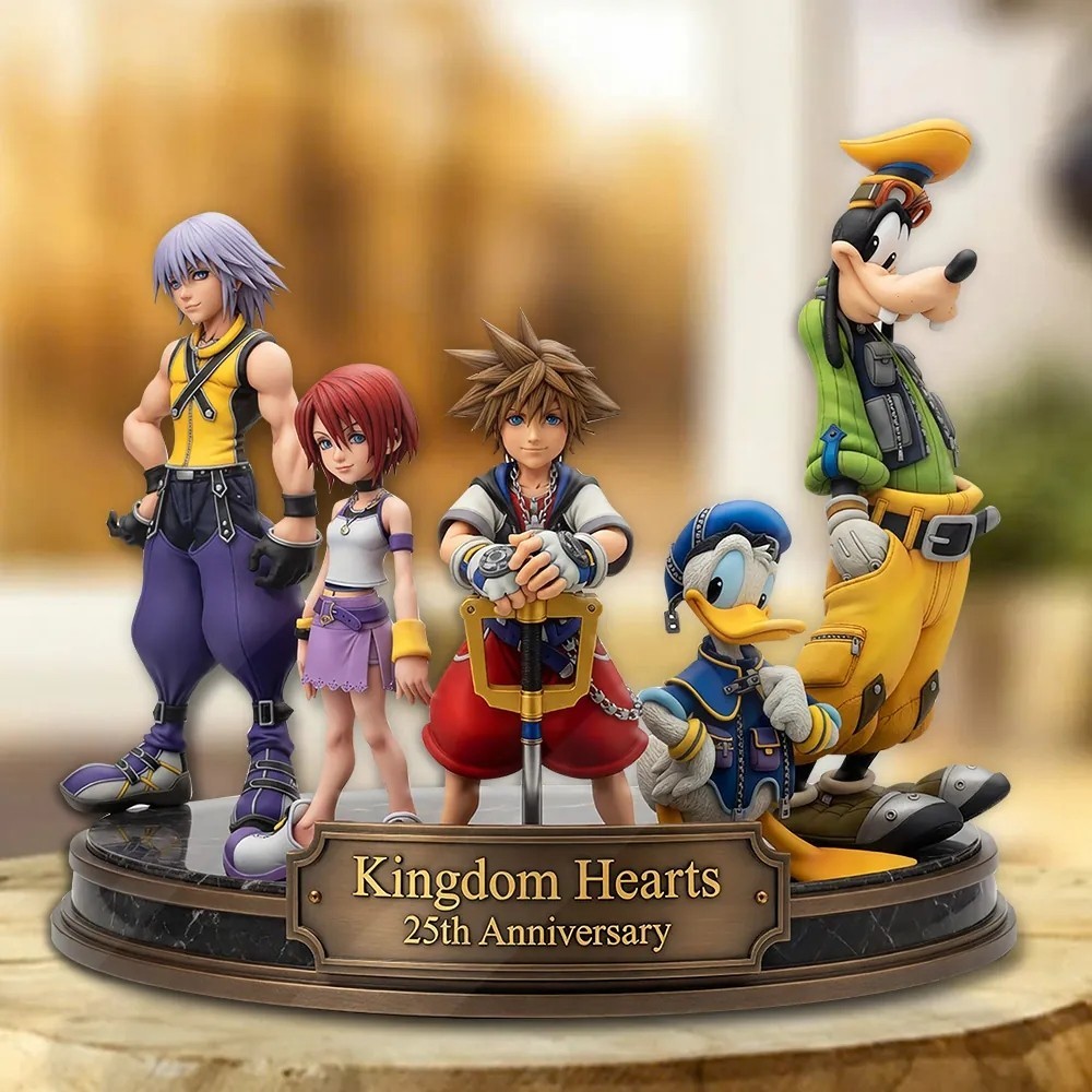 Kingdom Hearts 25th Anniversary Custom Shape Acrylic Plaque