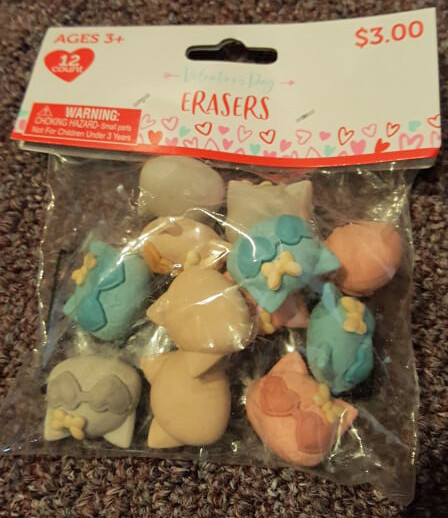Valentine Party stickers, pull back cars, photo booth props, plaster craft kits