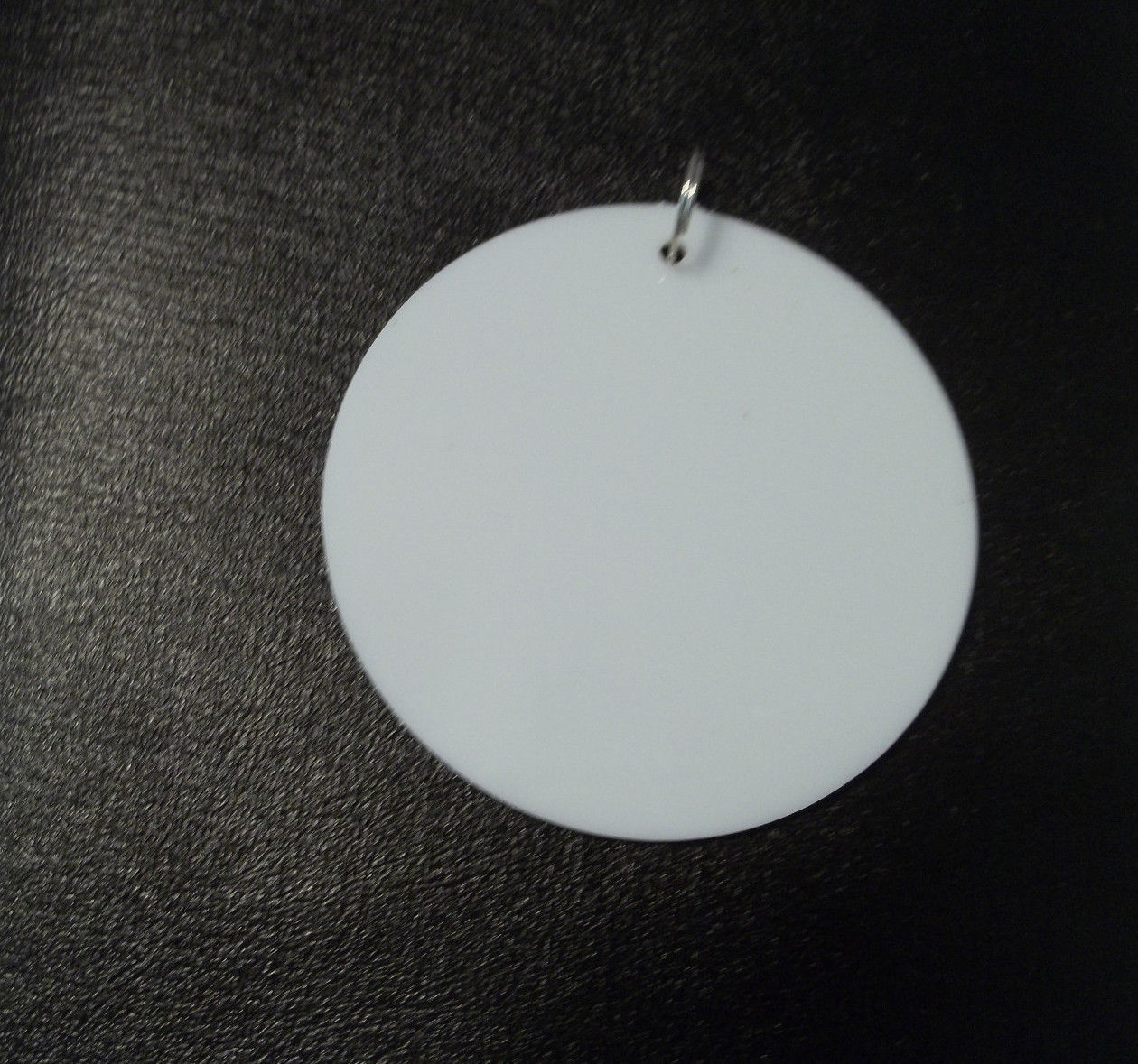 10 Blank White Disc Medallion Metal Ring for Mardi Gras Bead Pendants