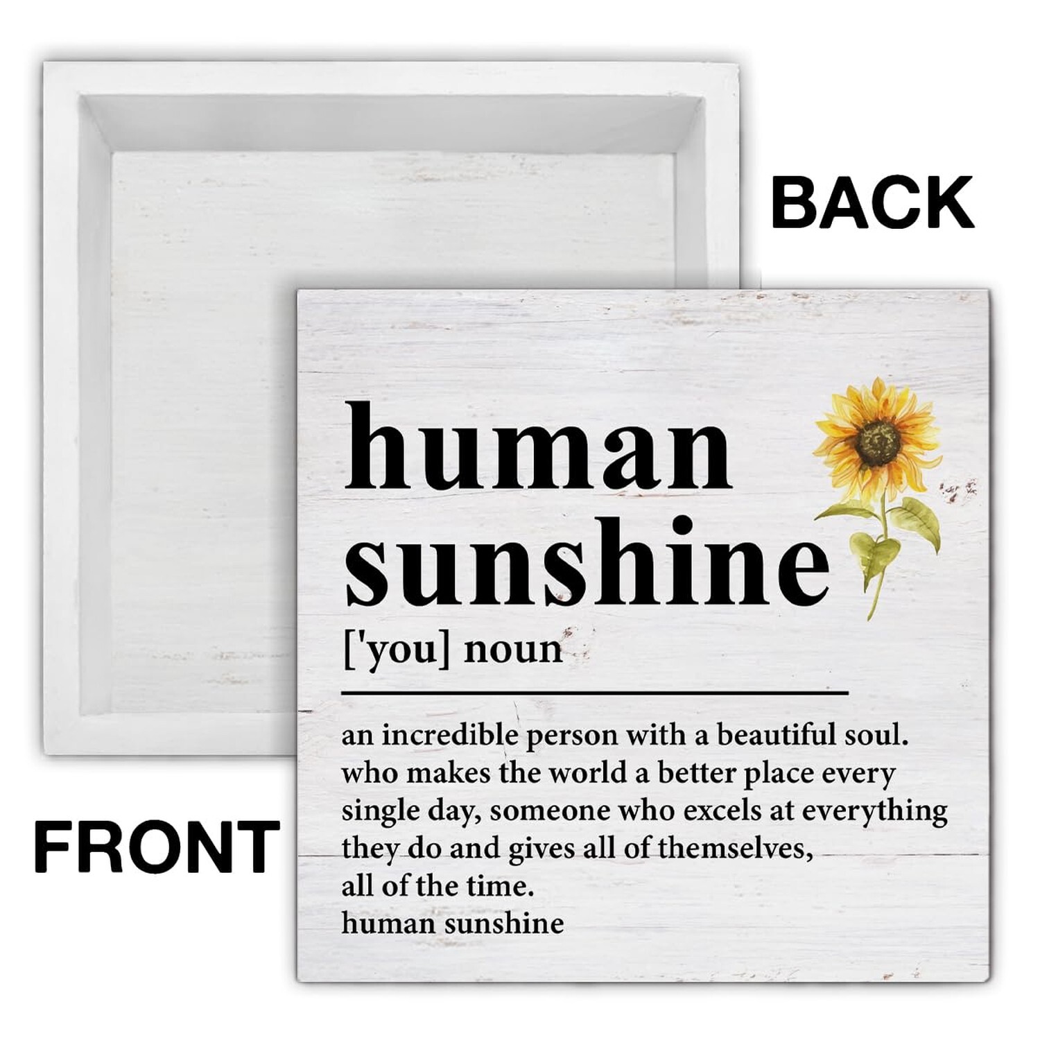 Sunshine Gifts Inspirational Thank You Gift for Teacher Coworker Nurse Mom Hu…