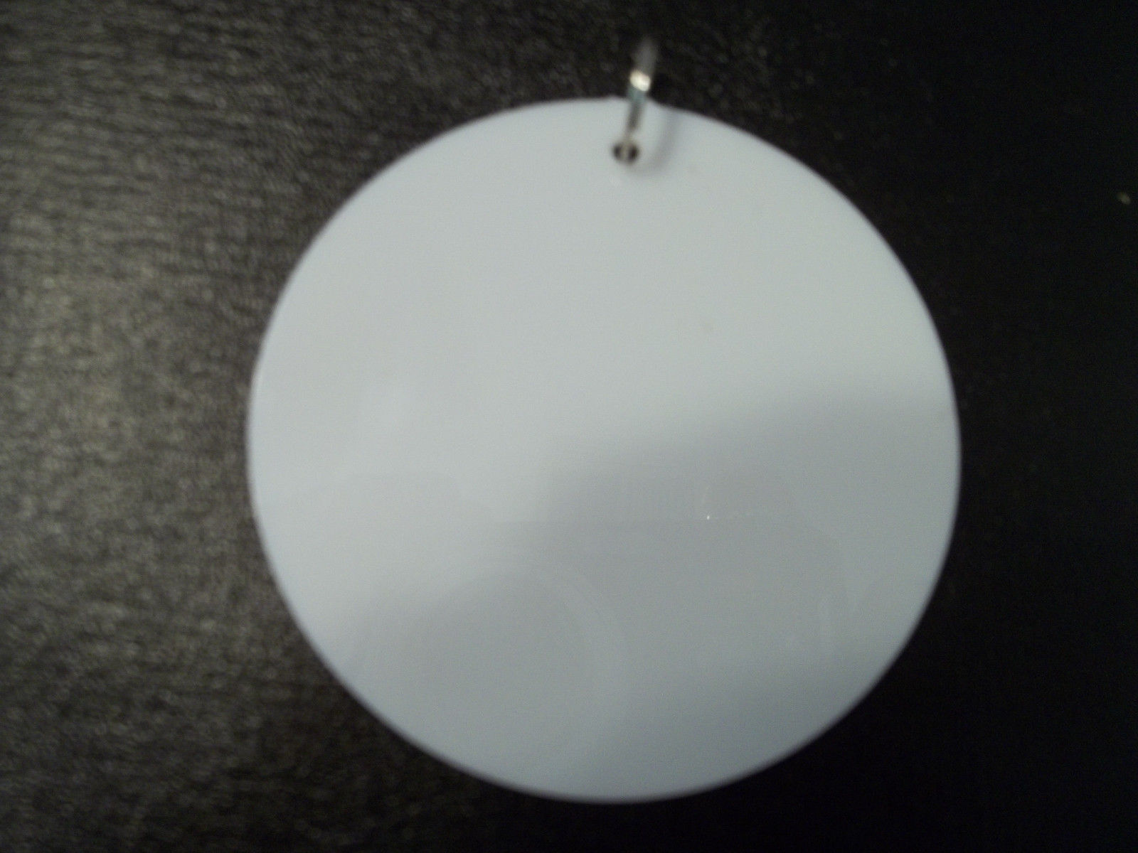 10 Blank White Disc Medallion Metal Ring for Mardi Gras Bead Pendants