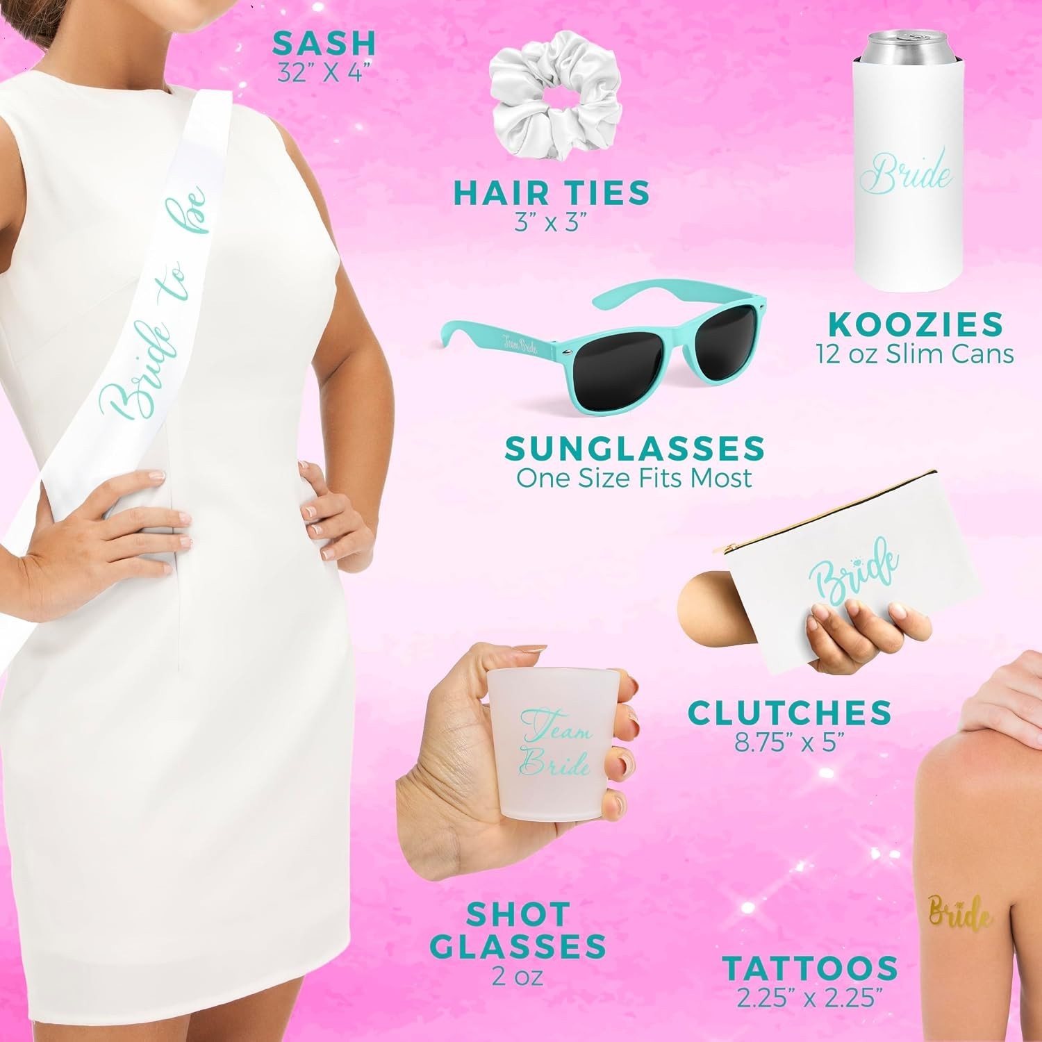 “Chic Bridesmaid Proposal Gifts – Bride-to-Be Accessory Set”