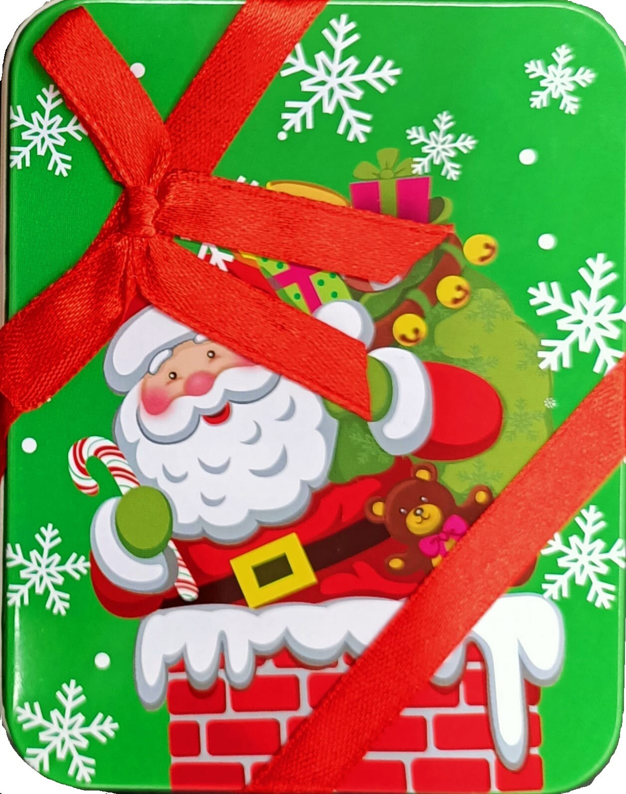 Christmas by SAS Christmas Gift Card Metal Box, Assorted Designs