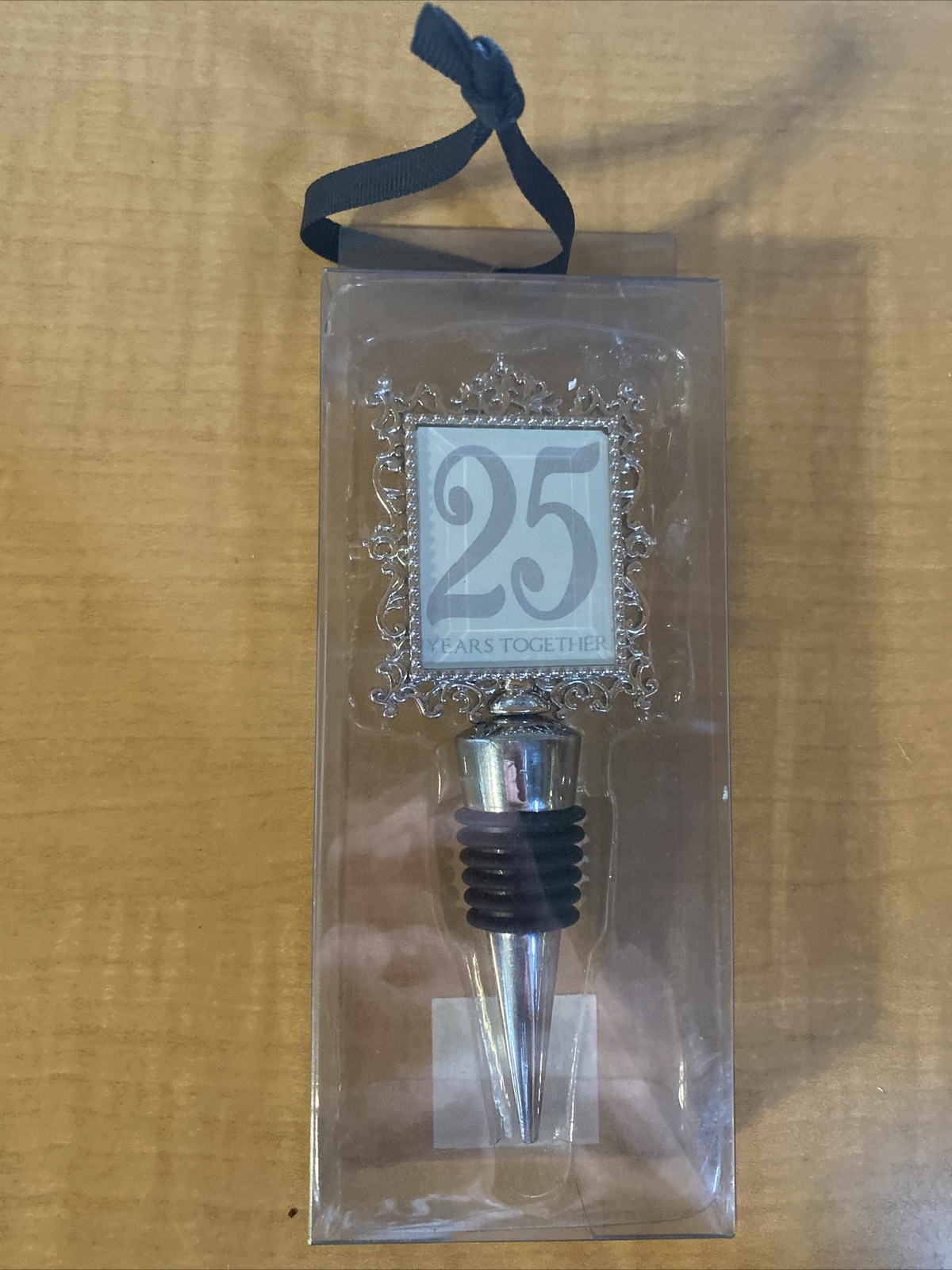 25th Anniversary Wine Bottle Stopper Anniversary