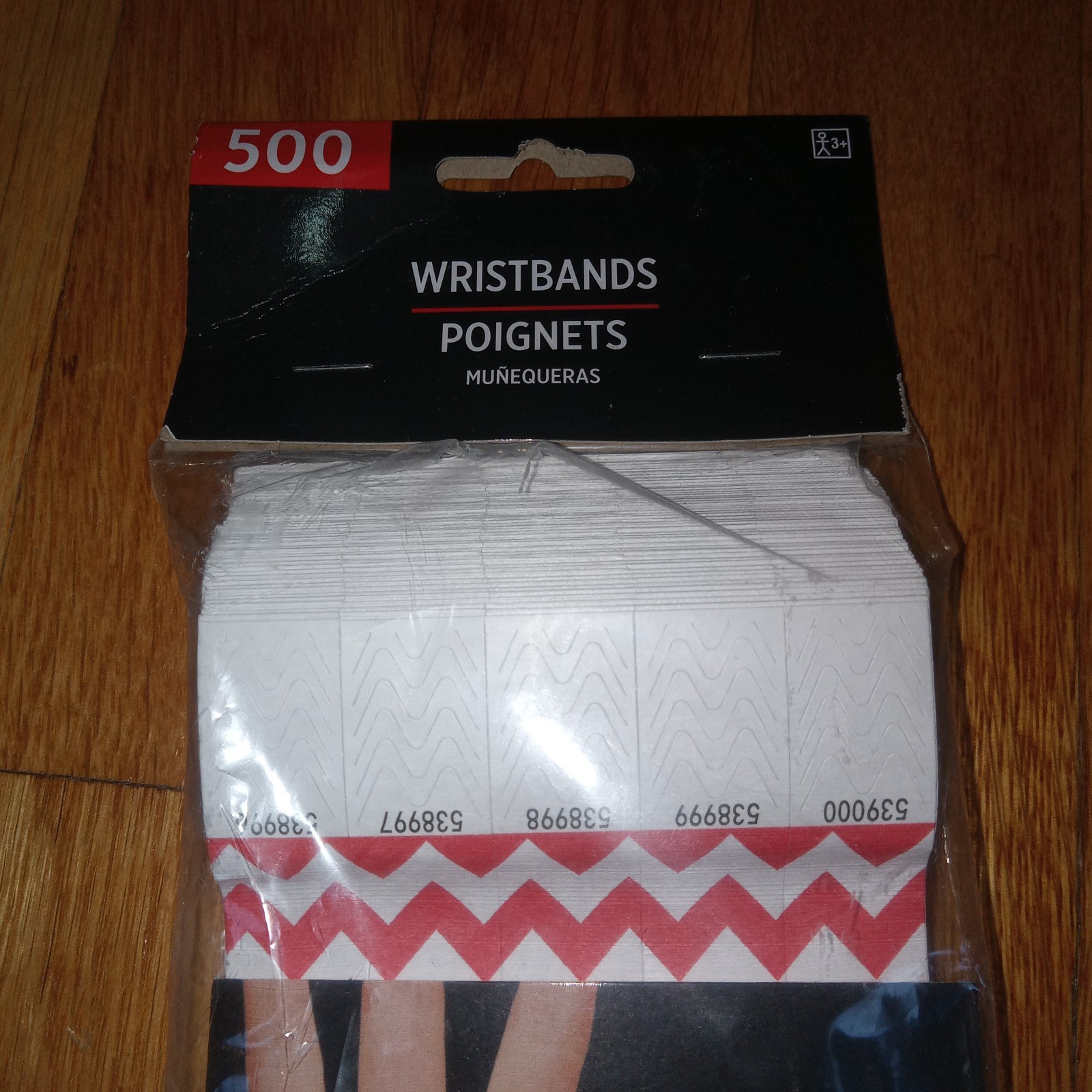 Amscan Tyvek Wristbands 500 Count Concert Events Parties Clubs Crowd Control