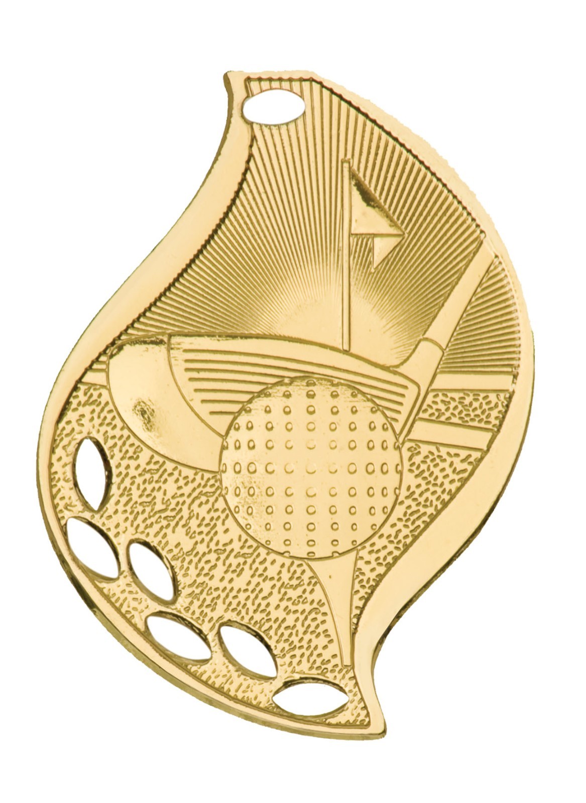 Golf Medal Award Trophy With Free Lanyard FM107 School Team Sports