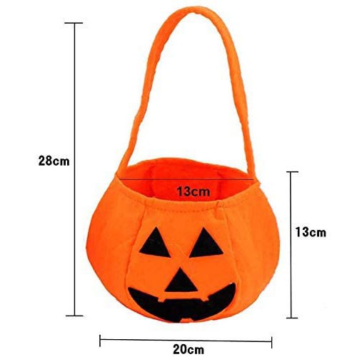 Halloween pumpkin candy bag kids party supplies