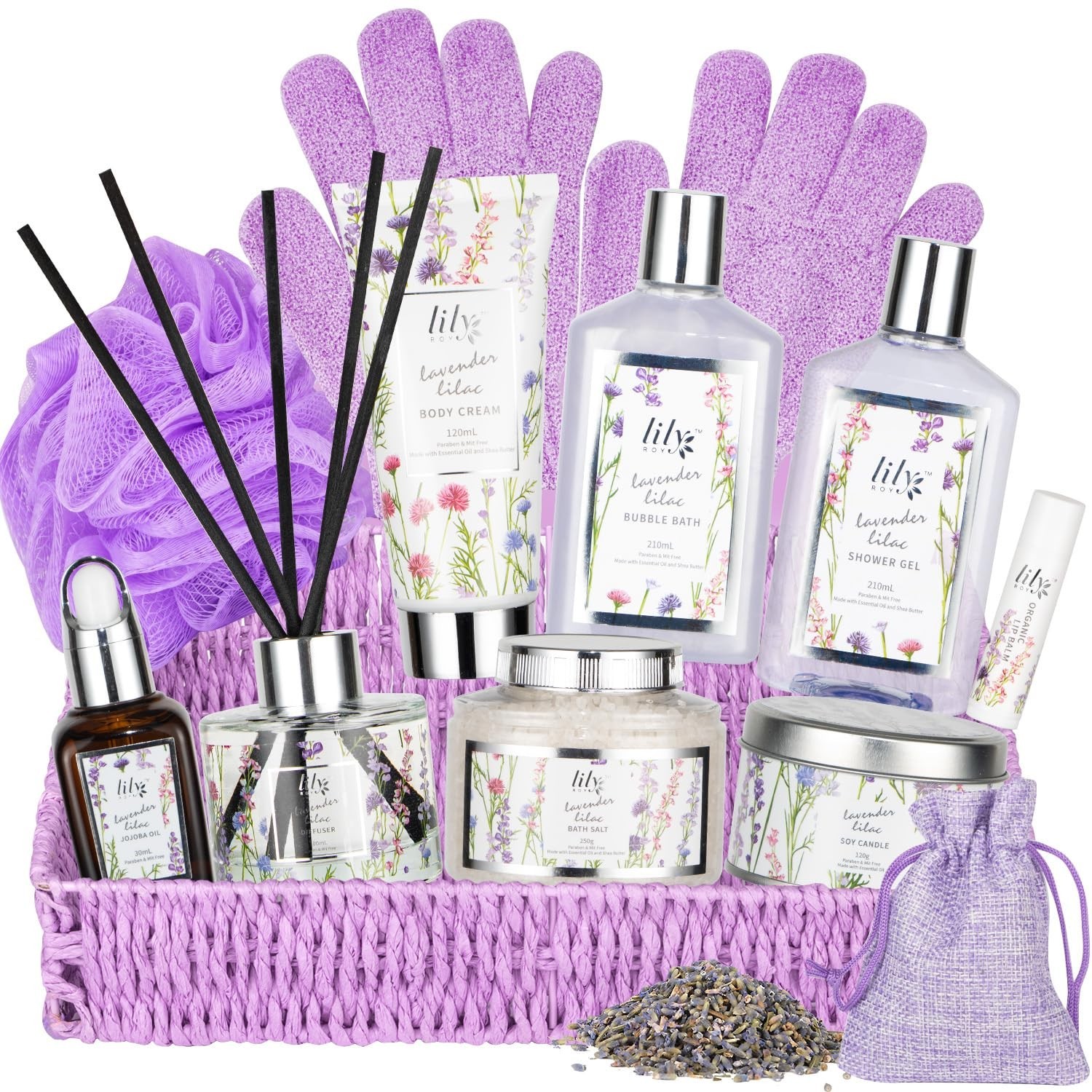 Christmas Gift Basket Set for Women – Ultimate 14-Piece Bath & Body… Fast Ship
