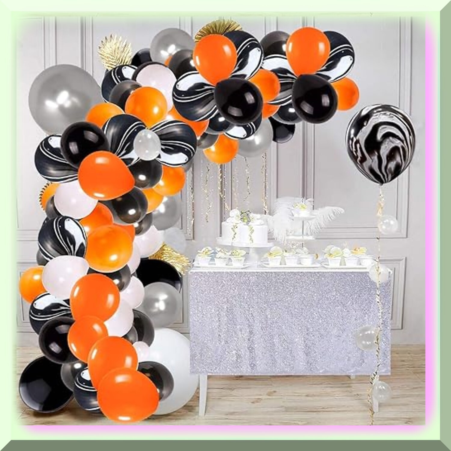 Spooky Balloon Garland Arch Kit with 113 Balloons