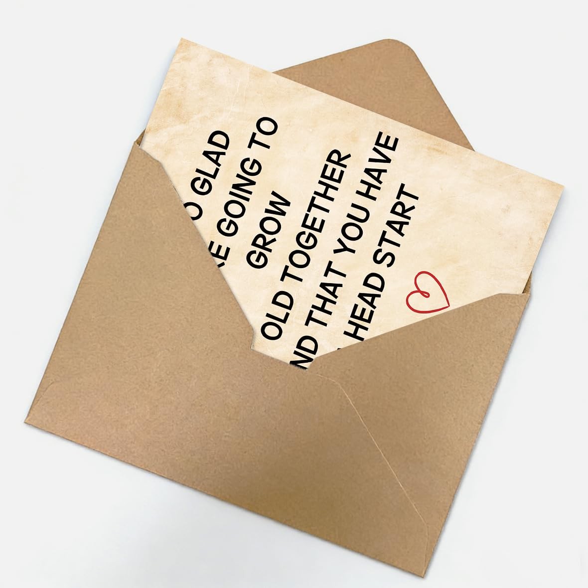ATTLVV Funny Fathers Day Card for Husband, 5 x 7 inches, WX-432