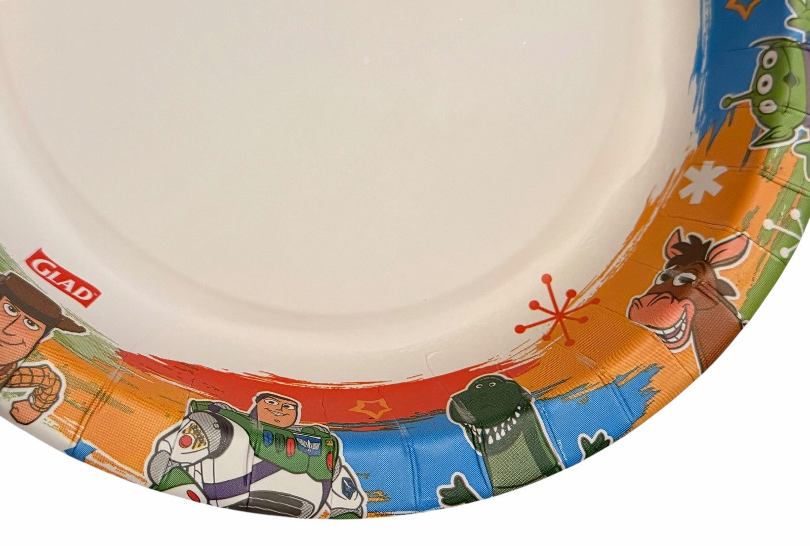 TOY STORY 80ct Paper Party 8.5” Soak/Proof 8.5in PLATES Glad 80CT NEW