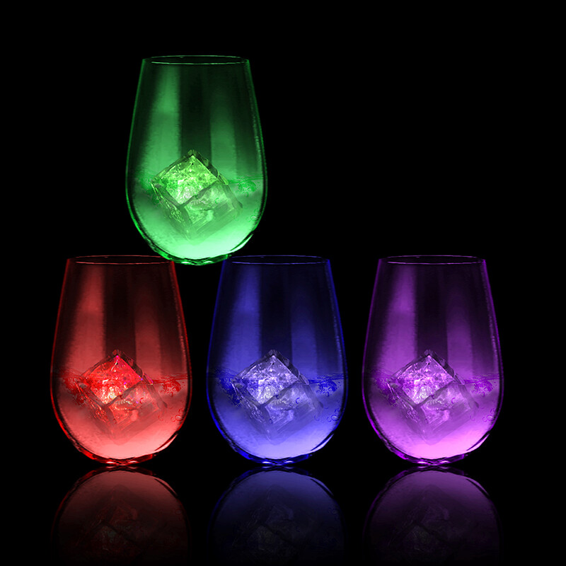 Lot Light Up Ice Cubes for Drinks Multi-Color LED Ice Cubes for Ice Cube Light
