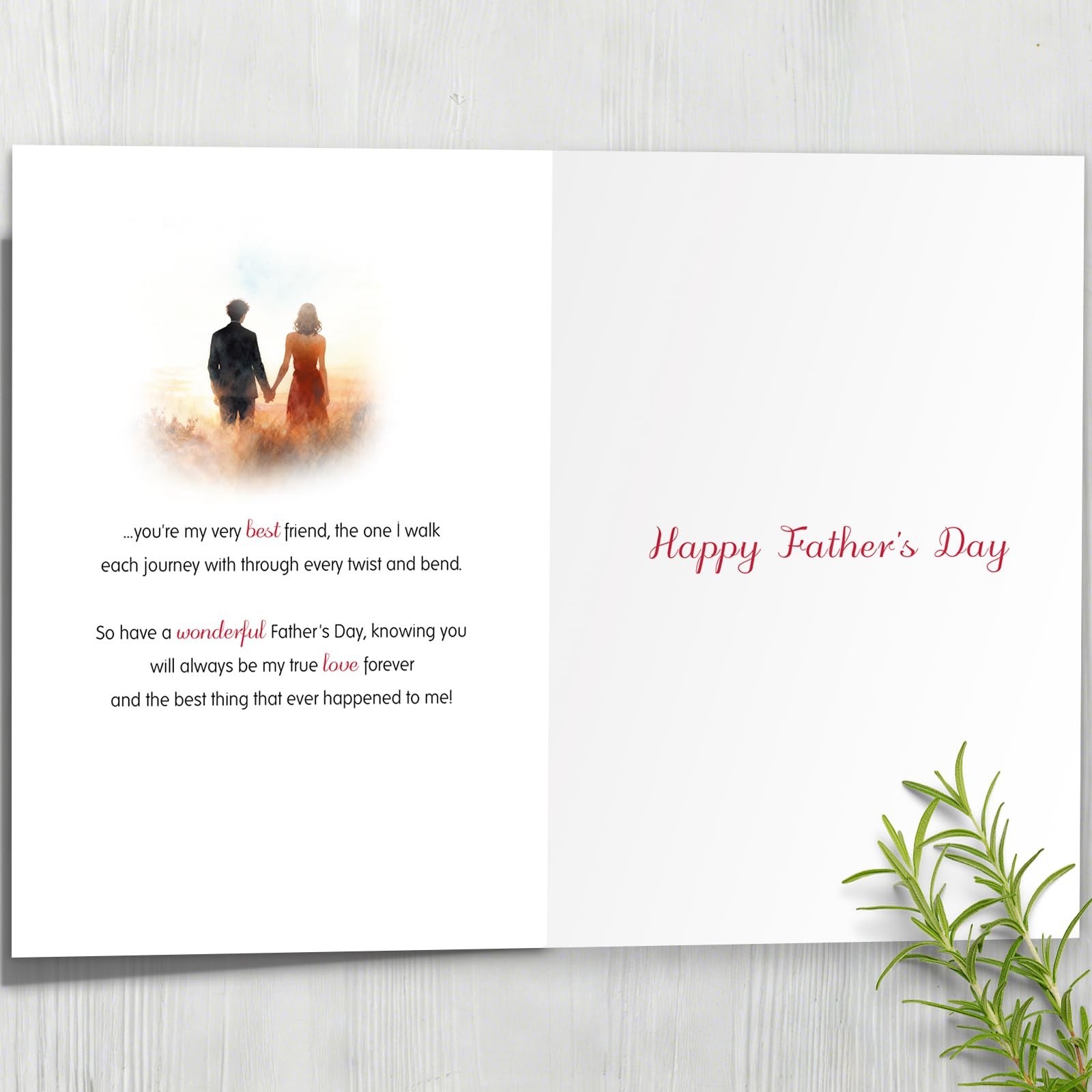 gerdiny Fathers Day Card for Husband, Father’s 7×5 inches, MM-424
