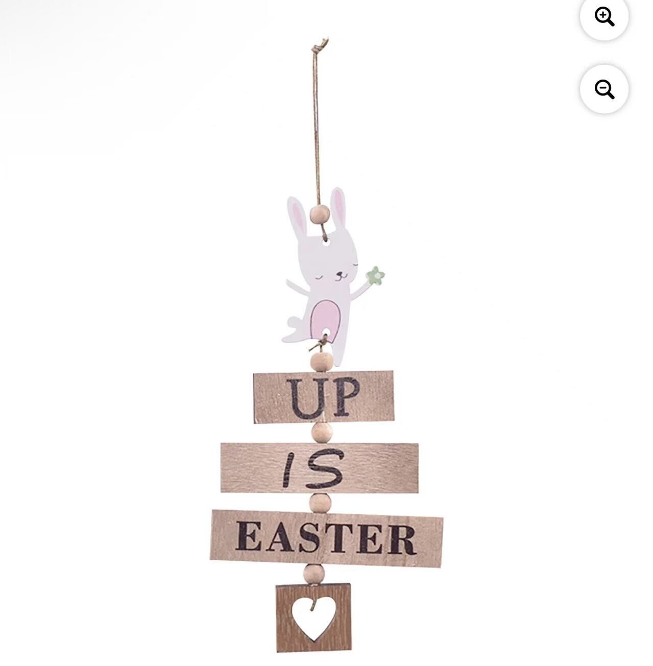 Kiplyki Wholesale Wooden Letter Easter Bunny Decorative Letter Pendant HOME Lett