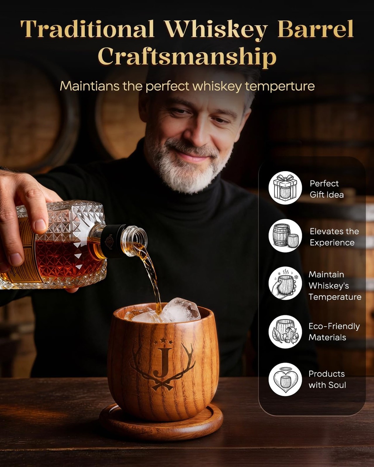 Birthday Gifts for Men Whiskey Glasses Personalized Bourbon Glasses Engraved …