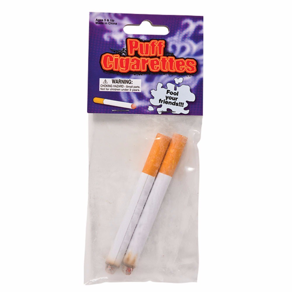 4 JOKE PUFF CIGARETTE – Fake Smoke Magic Trick Gag Prop Costume Accessory Toy