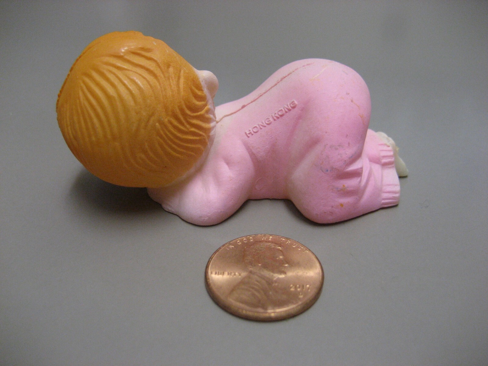 Pink Pajama Sleeping Baby Girl Cake Topper