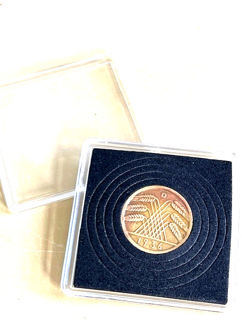 Unusual 90th Birthday Germany 10 Reichpfennig coin 1936 – Present.