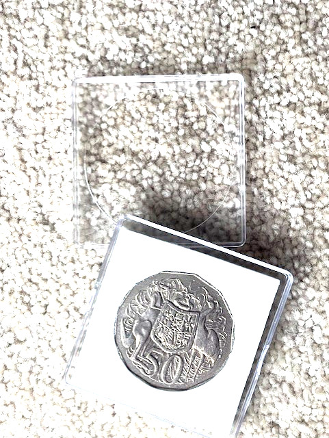Unusual 50th Birthday Gift-1976 Australia Birth 50 cent coin – Present.