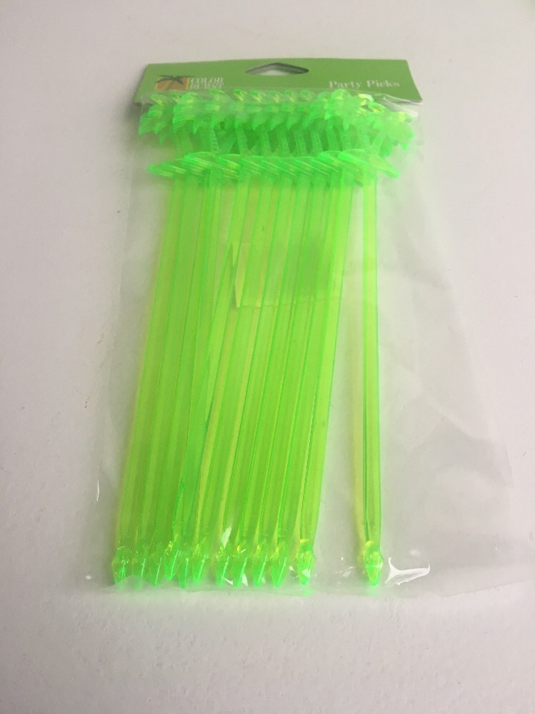 HUGE Lot Of 288 Palm Tree Party Picks 8″ Long For Appetizers And Party Snacks