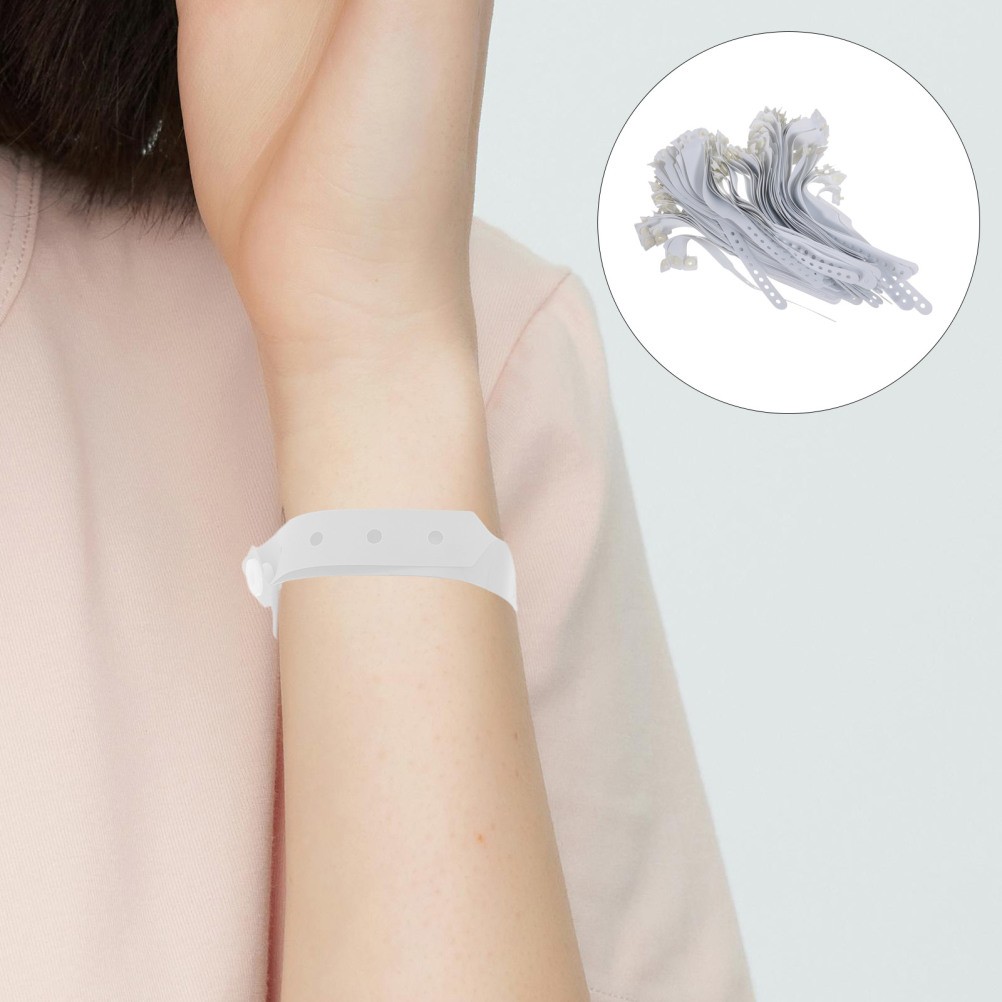 100 Pcs Hospital Identification Bracelets Hospitals Patient Wristbands