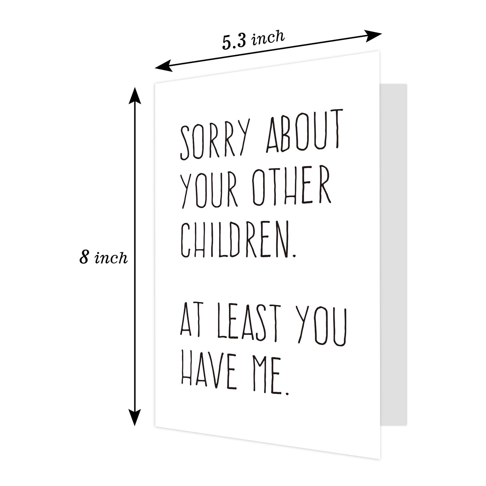 Ogeby Funny Fathers Day Card Gifts from Daughter Son, 8 x 5.3 inches, 19