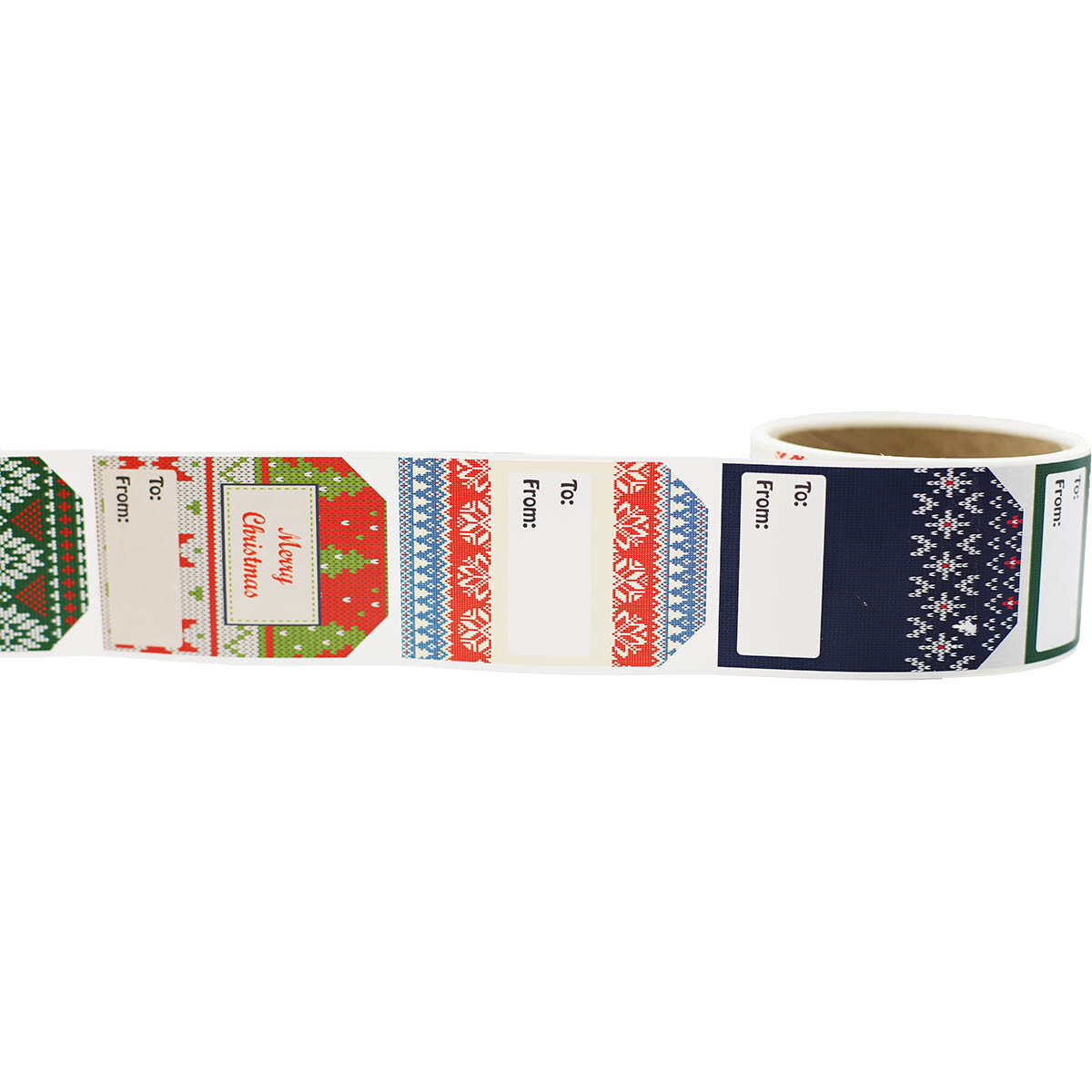 Christmas Sweater Holiday Gift Tags | 2 x 3″ inch – 100 Pack