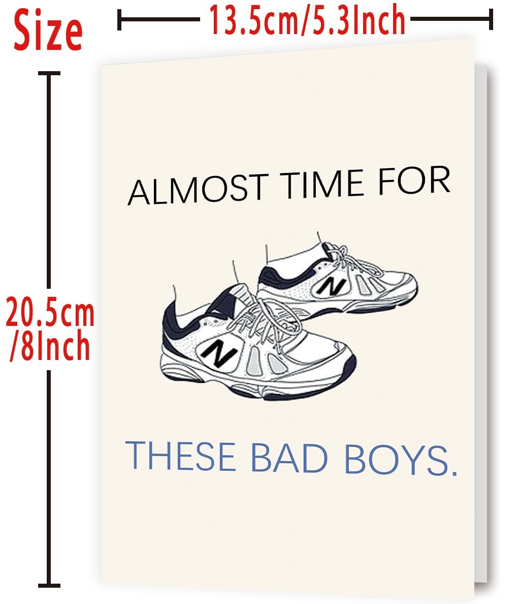 Zyulin Funny Father’s Day Card for Husband, New Dad 8 x 5.3 inches, ZY394