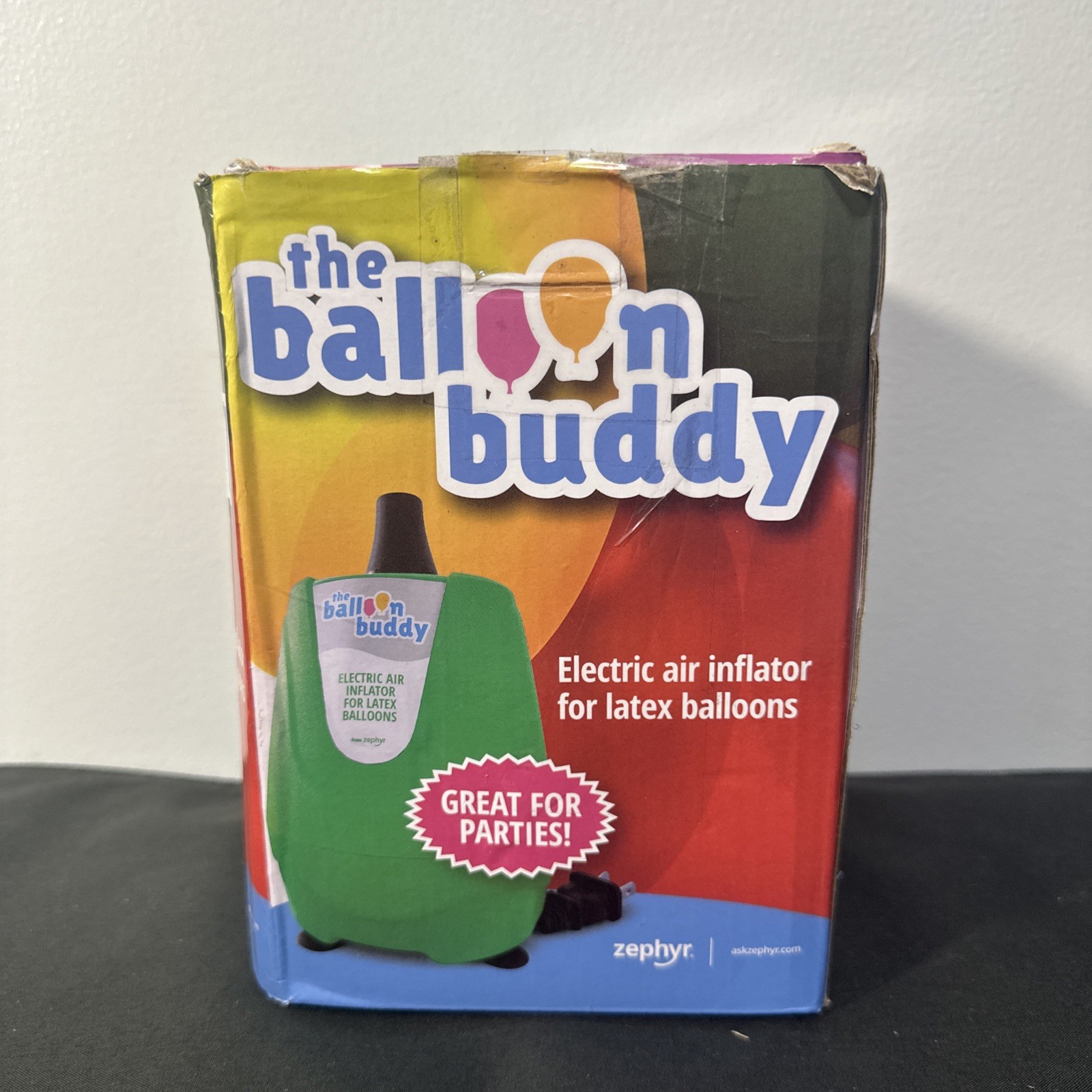 Zephyr Balloon Inflator The Balloon Buddy Electric For Latex Balloons, NEW