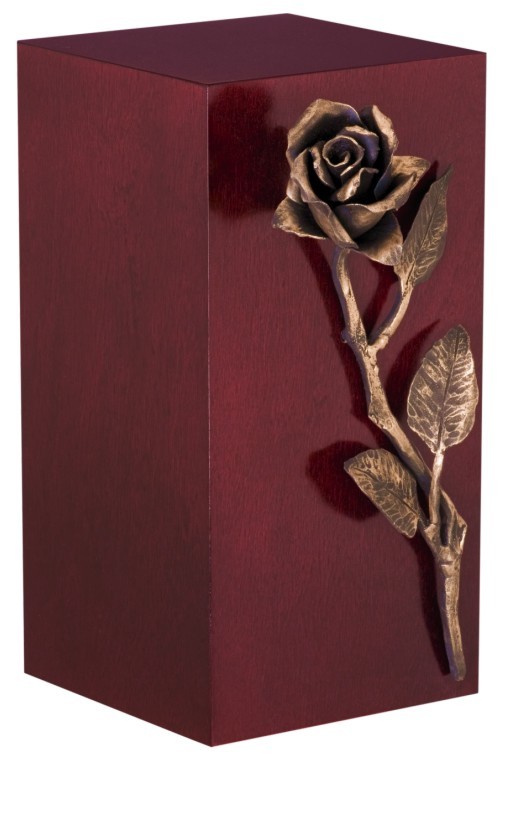 Artistic funeral Ashes Urn Rose Adult Cremation funeral casket Unique Memorials