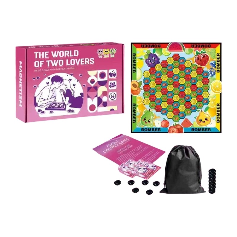 Couples Travel Board Game with Various Play Mode for Dating Night Entertainment