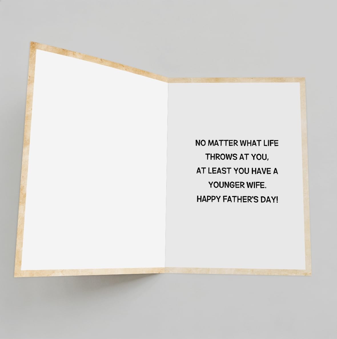 ATTLVV Funny Fathers Day Card for Husband, 5 x 7 inches, WX-432