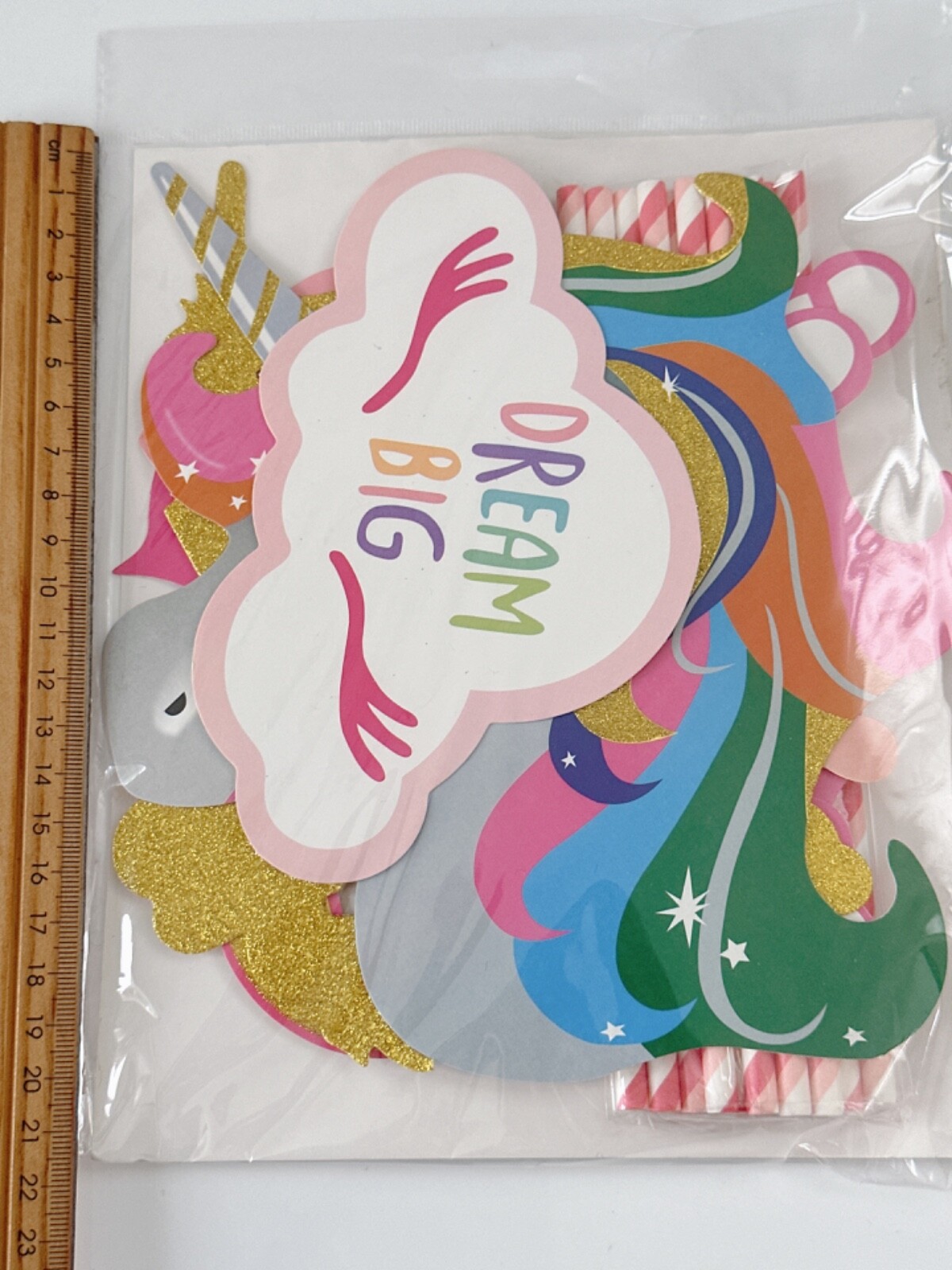 Girl Teen Unicorn Rainbow Pony Birthday Party Selfie Photo Booth Prop Game Signs