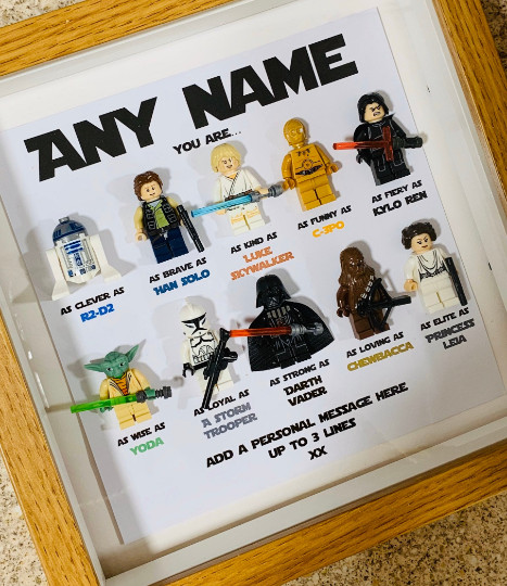 Star Wars Frame | Personalised Star Wars Gift | Personalised Gifts for Him