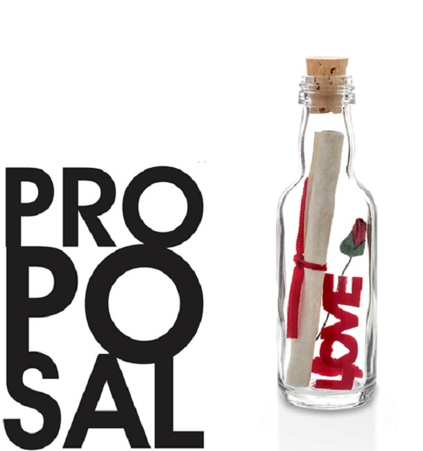 Personalised Message in a Bottle with Gift Box, Will You Marry Me? Proposal