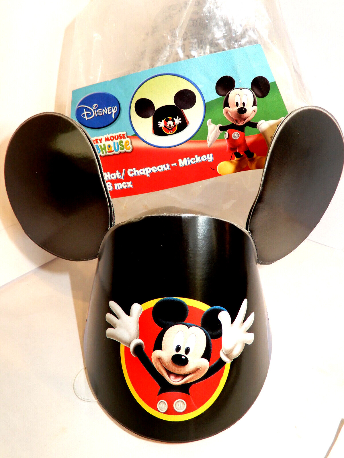 PARTY HATS Disney MICKEY MOUSE CLUBHOUSE 4 Count MICKEY EARS Kids BIRTHDAY DECOR