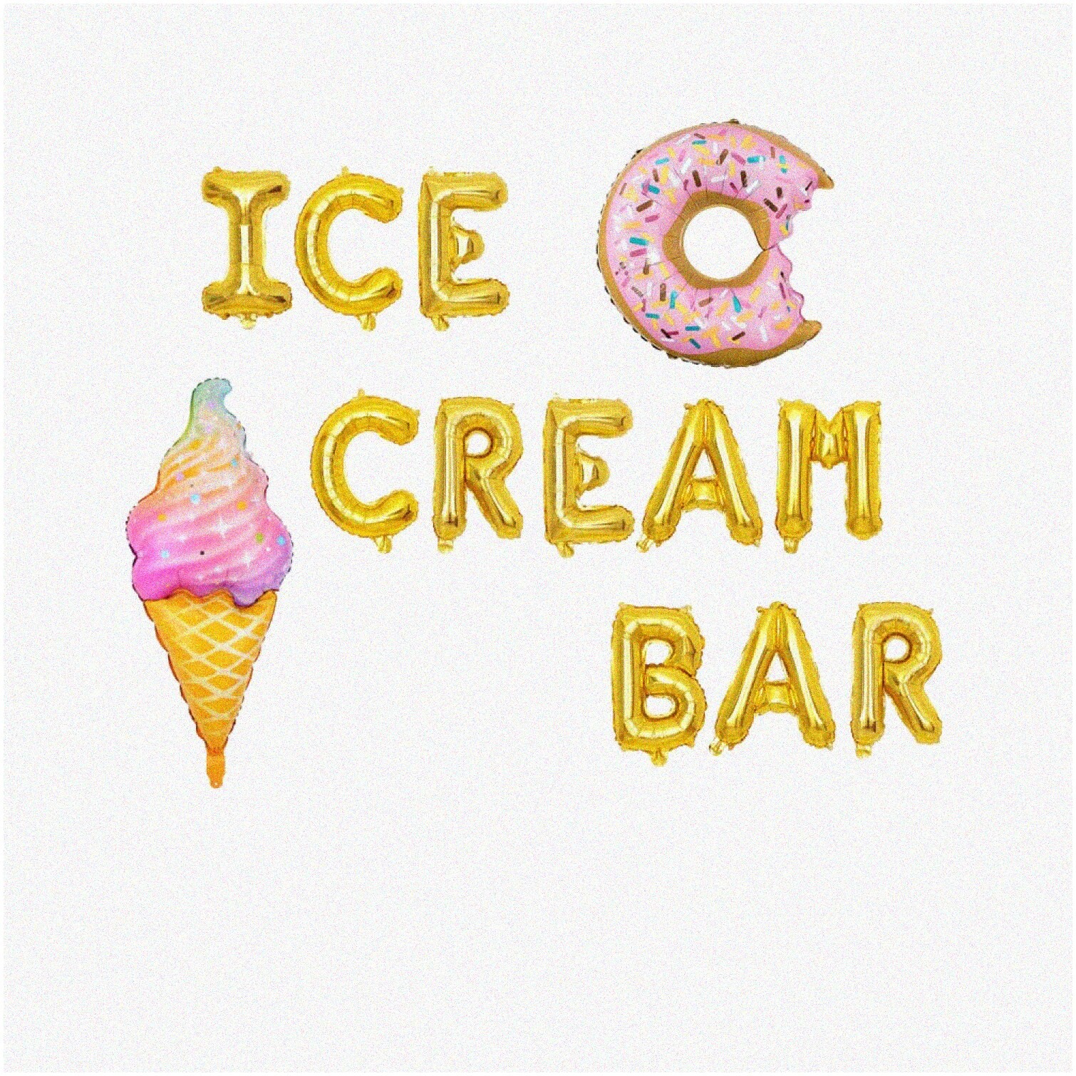 Ice Cream and Donut Balloon Decor Kit