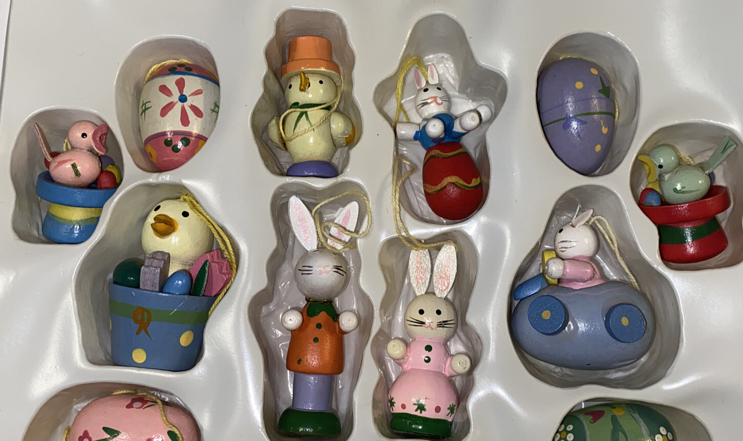Vintage Easter Parade Ornament Set 24 Pc Brand New In Box