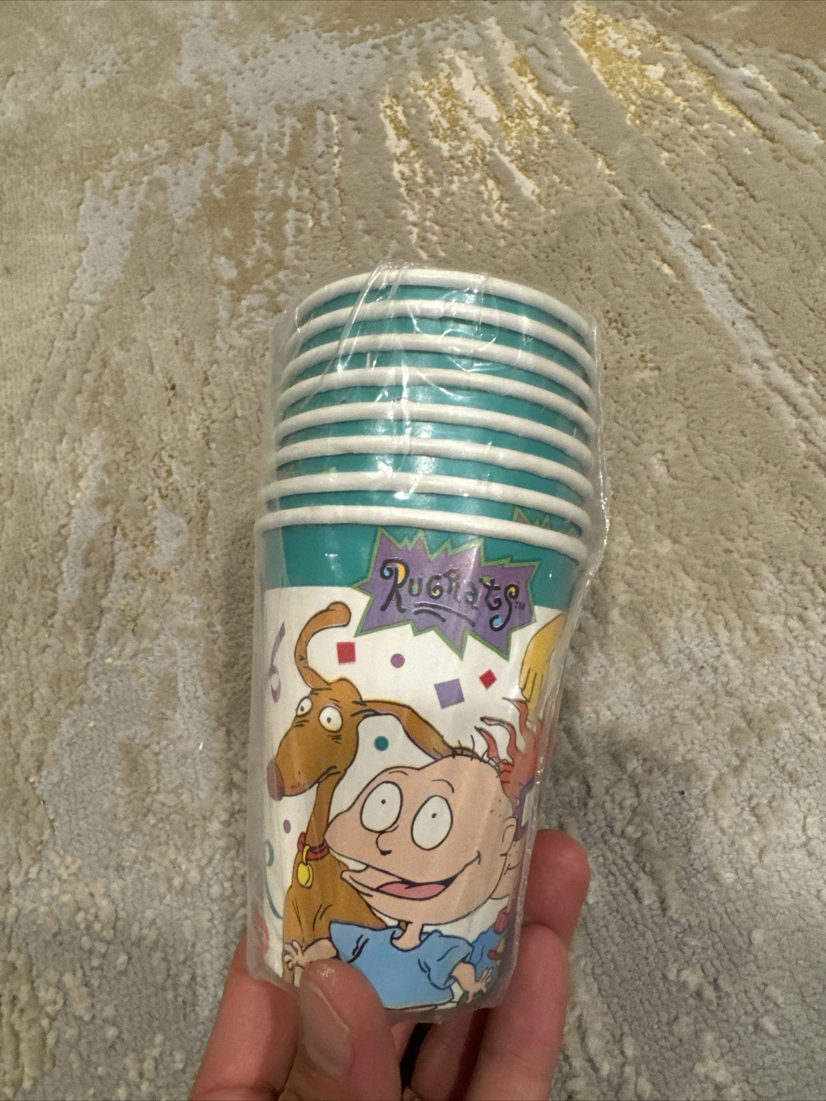 VTG 1997 DesignWare NEW IN PACKAGE 8-RUGRATS PAPER CUPS 9fl.oz. PARTY SUPPLIES