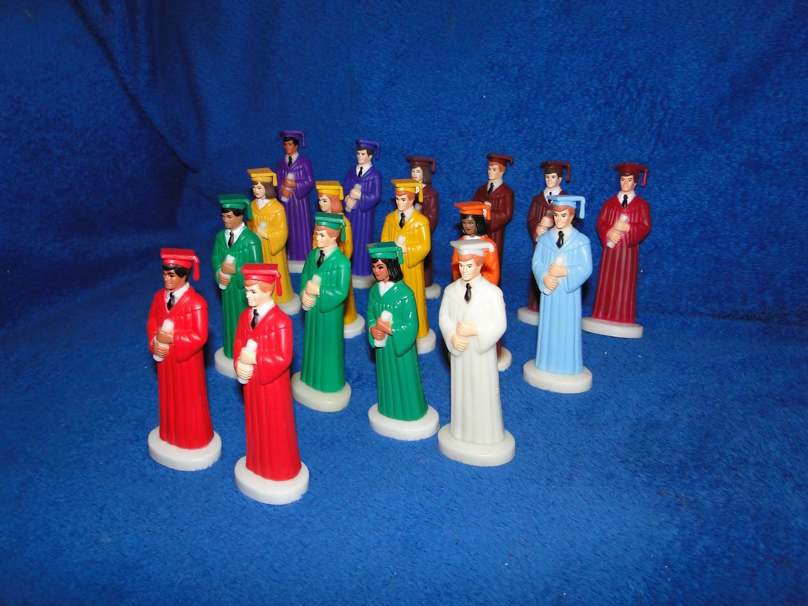 New Male Boy or Female Girl Graduation 4 5/8″ Figure in plastic, U pick color