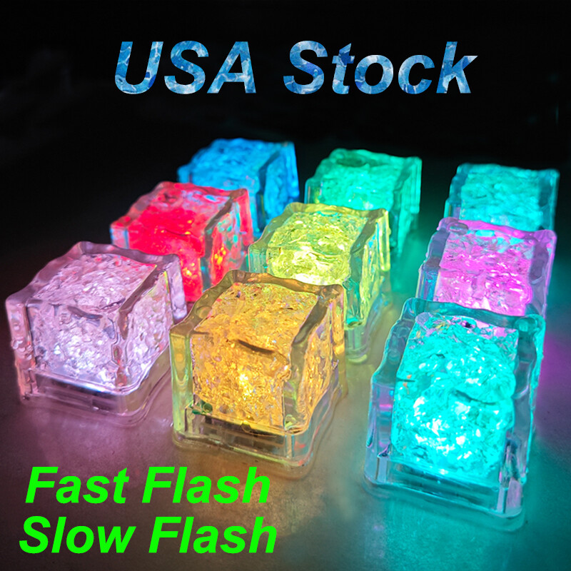 120-960 Pack Christmas Lights Party Lights Novelty Light Up Ice Cube LED Lights