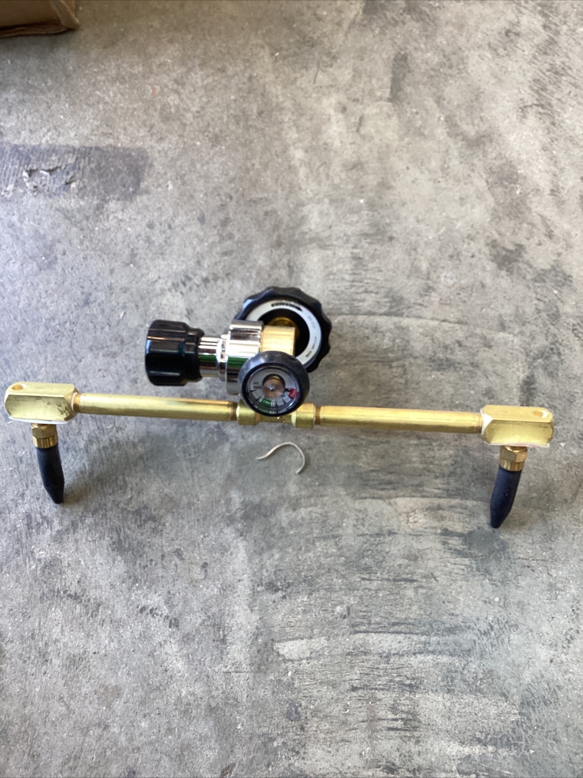 Western dual balloon fill inflator w/ HT gauge #BR22HG